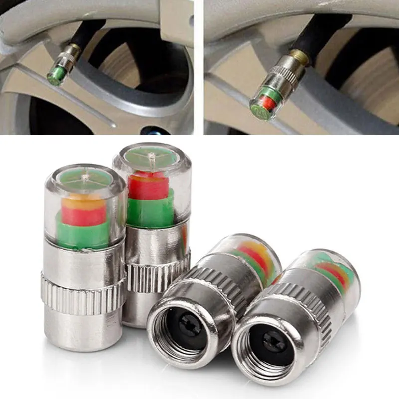 Tire Pressure Monitor - 4pcs Car Tire Pressure Monitoring System