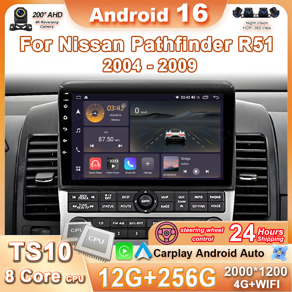 Car Accessories In India - Car Radio For Nissan Pathfinder R51