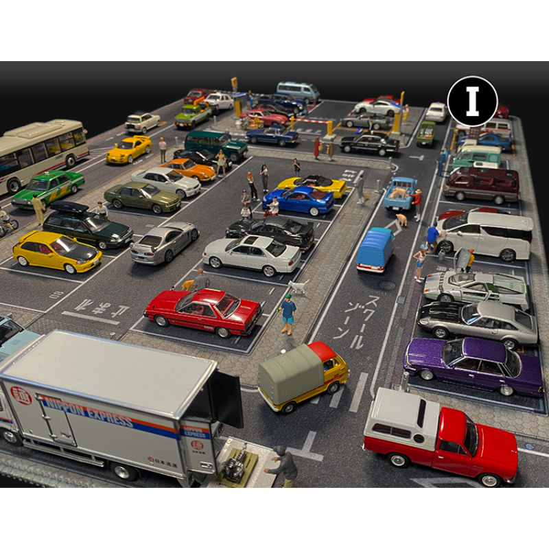 Car Accessories In Tokyo - 1:64 Scale 80X55cm Car Mat Streets