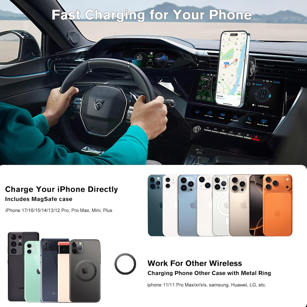 Car Magnetic Phone Holder 30W  - Car Accessories Xiaomi บทวิจารณ์และราคา
