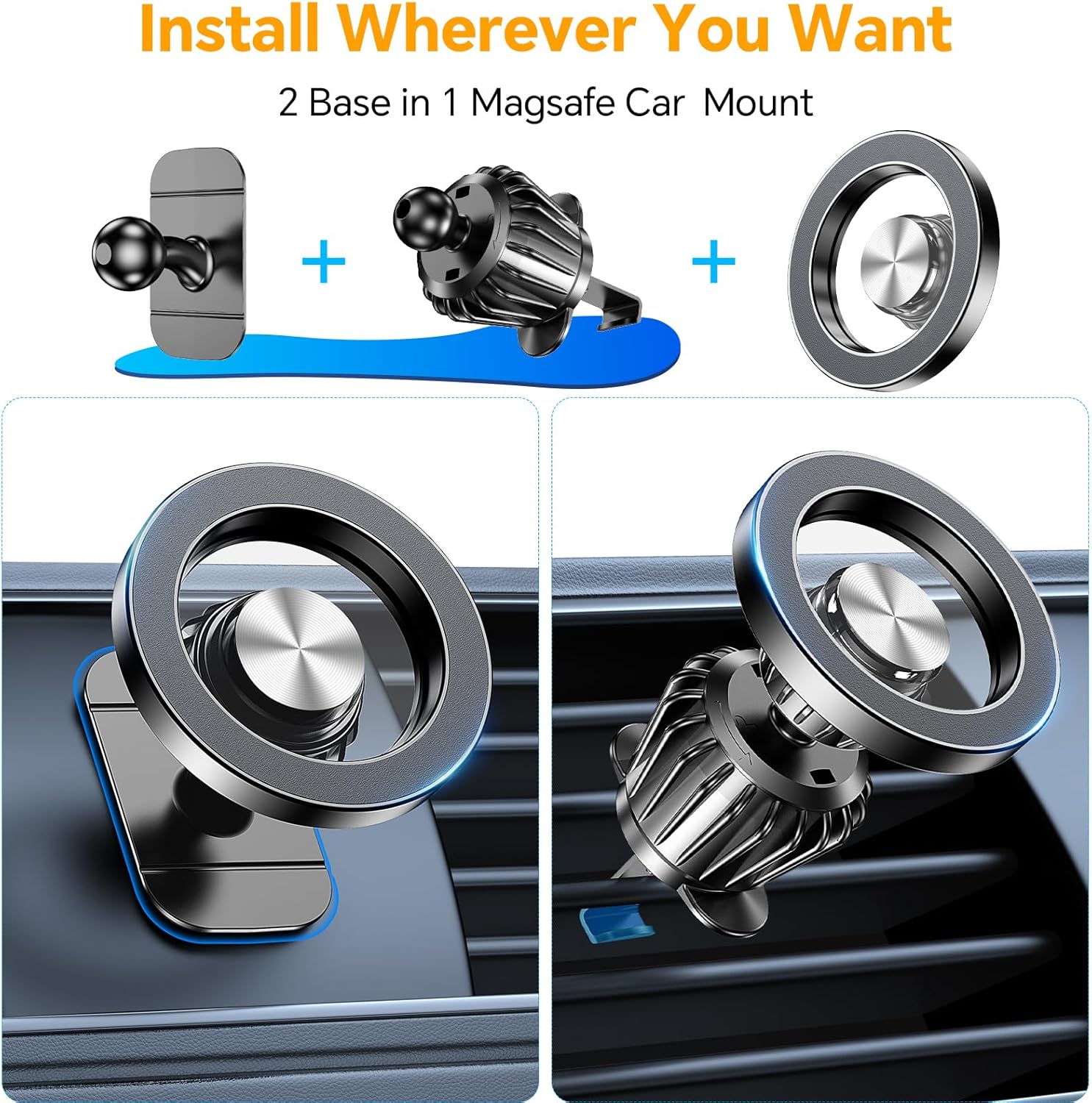 Kaistyle for Magsafe Car Mount - Car Accessories For Women บทวิจารณ์และราคา