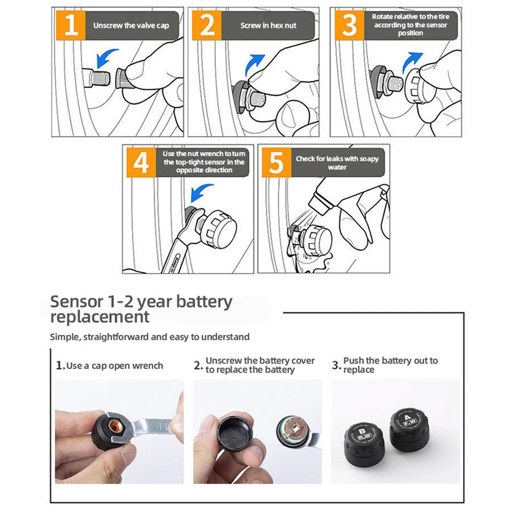 Motorcycle Tire Pressure Monit - Tire Pressure Monitor บทวิจารณ์และราคา