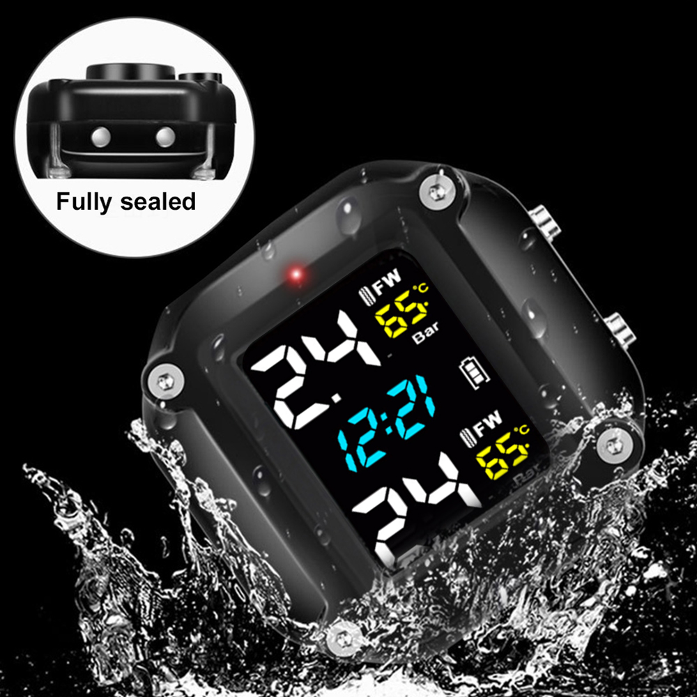 Motorcycle Tire Pressure Senso - Tire Pressure Monitor บทวิจารณ์และราคา