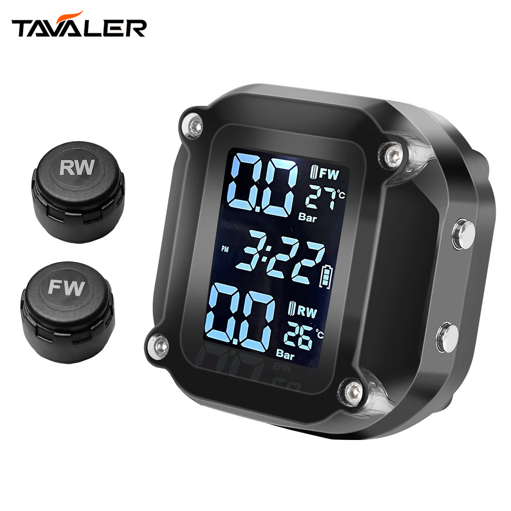 TAVALER M5 Motorcycle Tire Pre - Tire Pressure Monitor บทวิจารณ์และราคา
