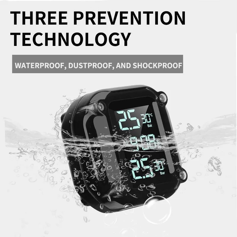 TAVALER M5 Motorcycle Tire Pre - Tire Pressure Monitor บทวิจารณ์และราคา