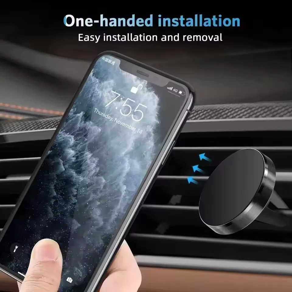 Magnetic Car Phone Holder Moun - Car Accessories Xiaomi บทวิจารณ์และราคา
