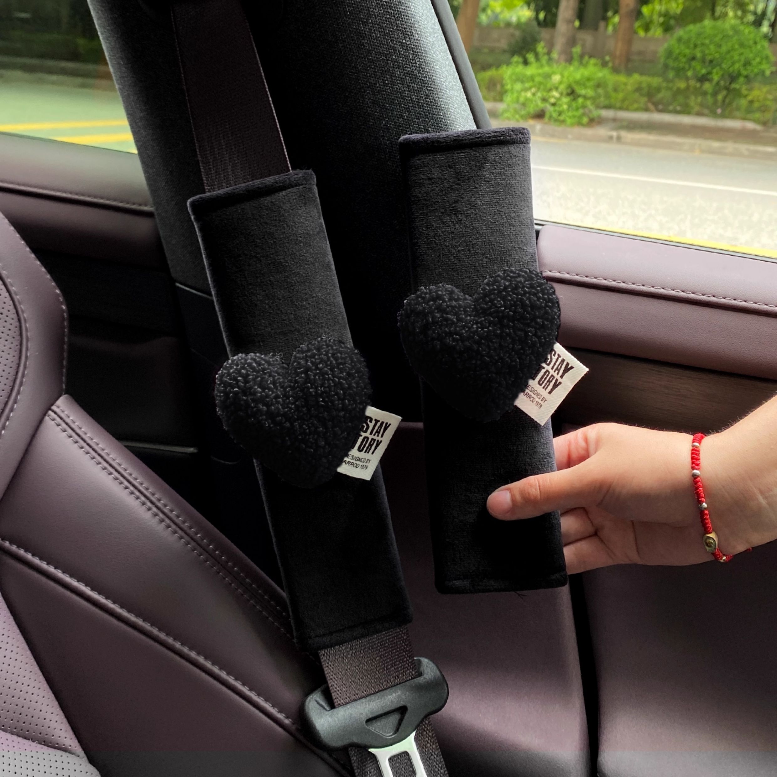 Seatbelt Shoulder Pad Cover fo - Car Accessories For Women บทวิจารณ์และราคา