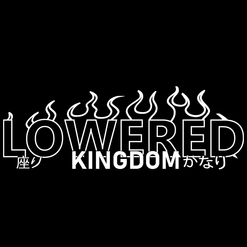 Lowered Kingdom Flame for Car  - Car Accessories Banner บทวิจารณ์และราคา