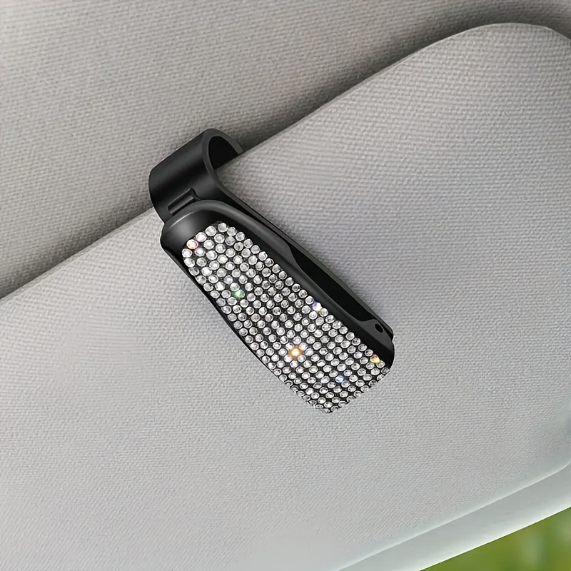 Bling Rhinestone Car Sun Visor - Car Accessories For Women บทวิจารณ์และราคา