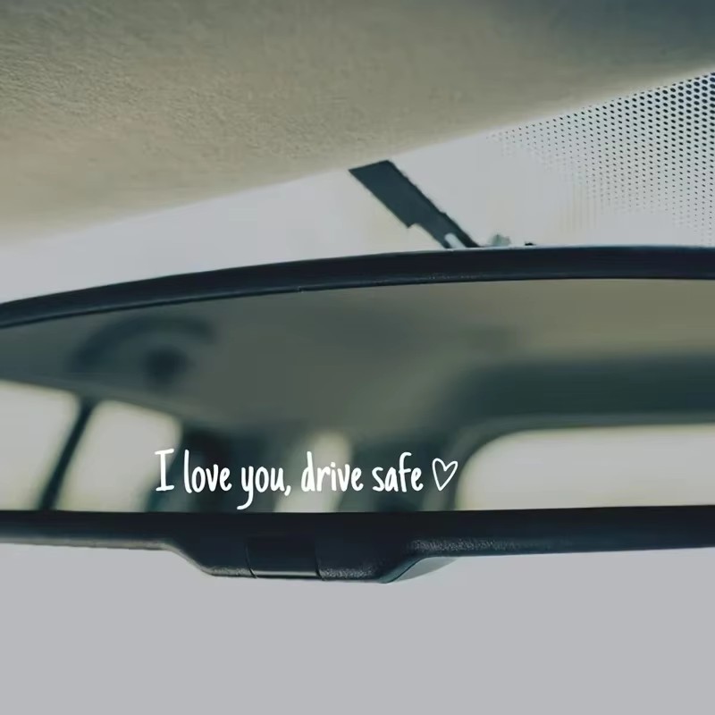 I Love You Rearview Mirror Dec - Car Accessories For Women บทวิจารณ์และราคา
