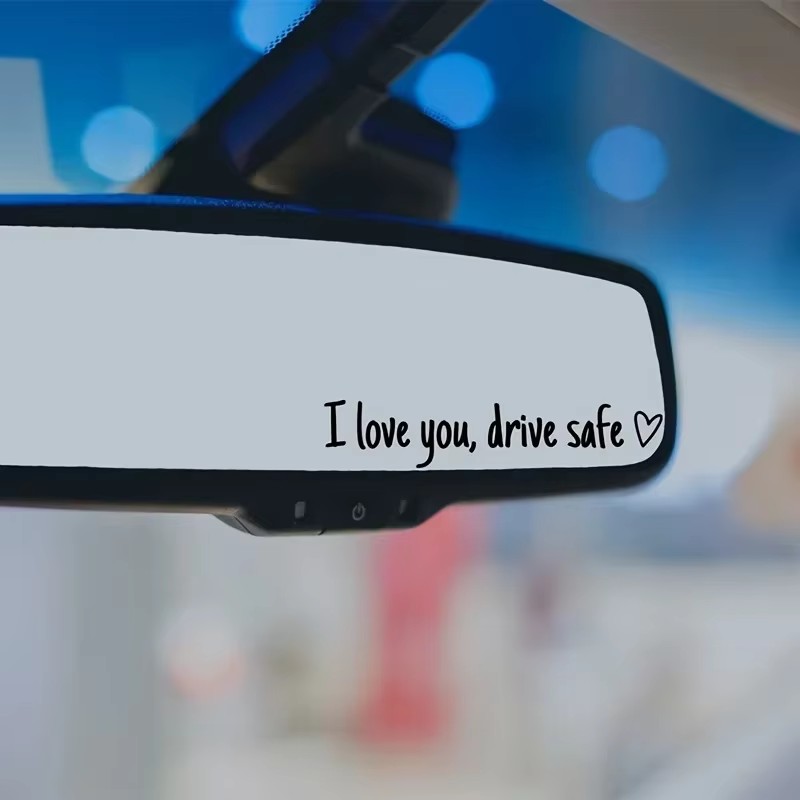 I Love You Rearview Mirror Dec - Car Accessories For Women บทวิจารณ์และราคา