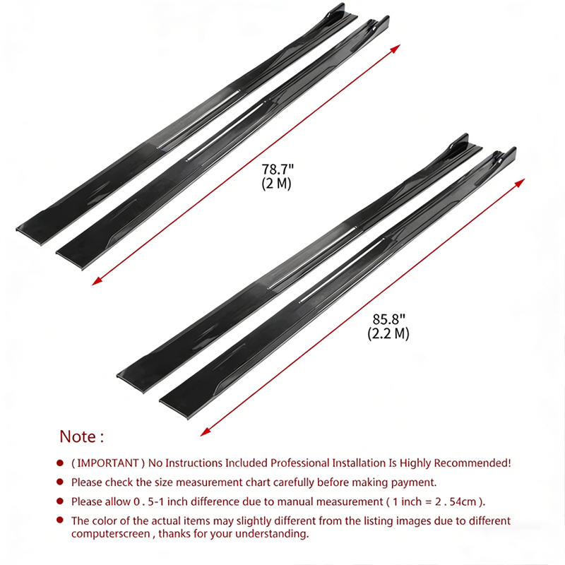 2m/2.2m Car Side Skirt Extensi - Car Accessories Xiaomi บทวิจารณ์และราคา