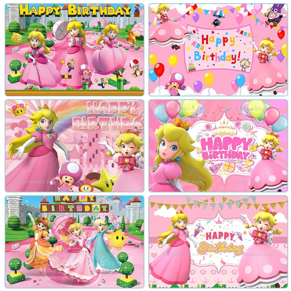 Princess Peach Daisy Birthday  - Car Accessories Banner บทวิจารณ์และราคา