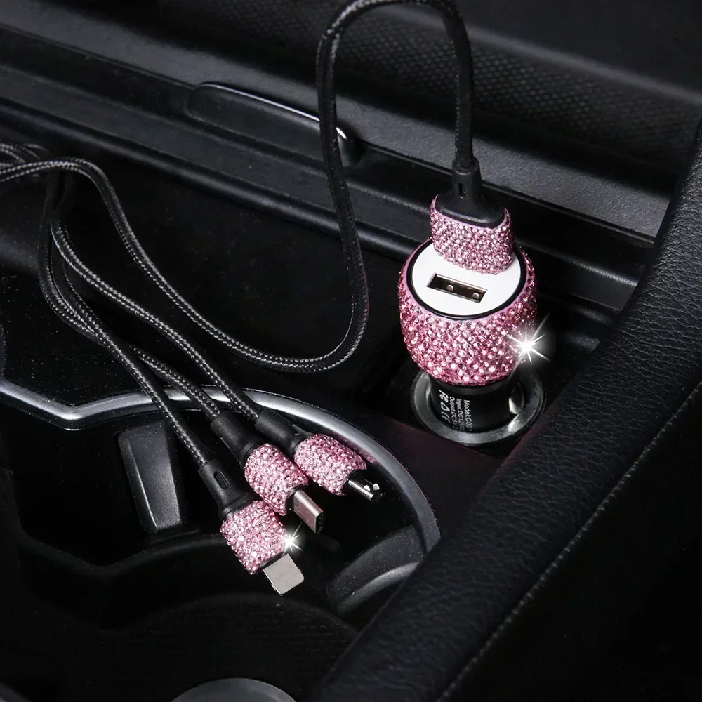 USB Car Charger 5V 2.1A Dual-P - Car Accessories For Women บทวิจารณ์และราคา