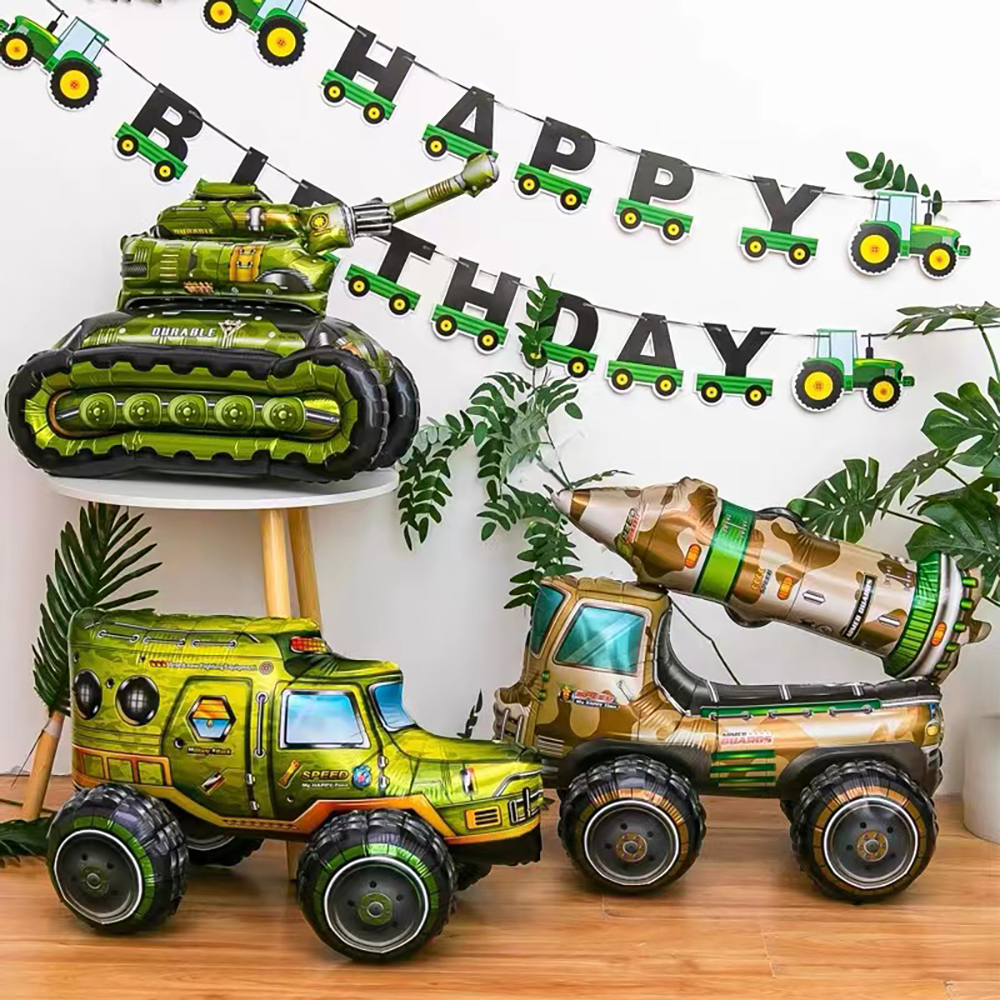 Army Camouflage Party Foil Tan - Car Accessories Banner บทวิจารณ์และราคา