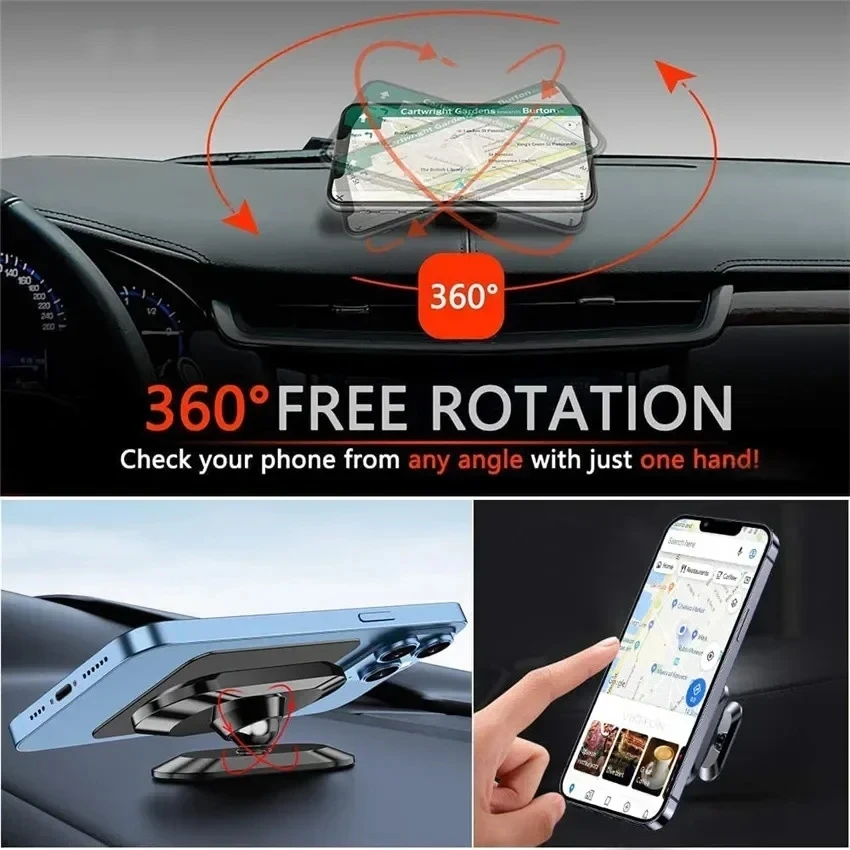 360° Magnetic Car Phone Holder - Car Accessories Xiaomi บทวิจารณ์และราคา