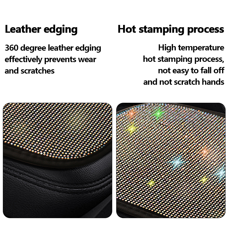 Car Armrest Pad Diamond Waterp - Car Accessories For Women บทวิจารณ์และราคา
