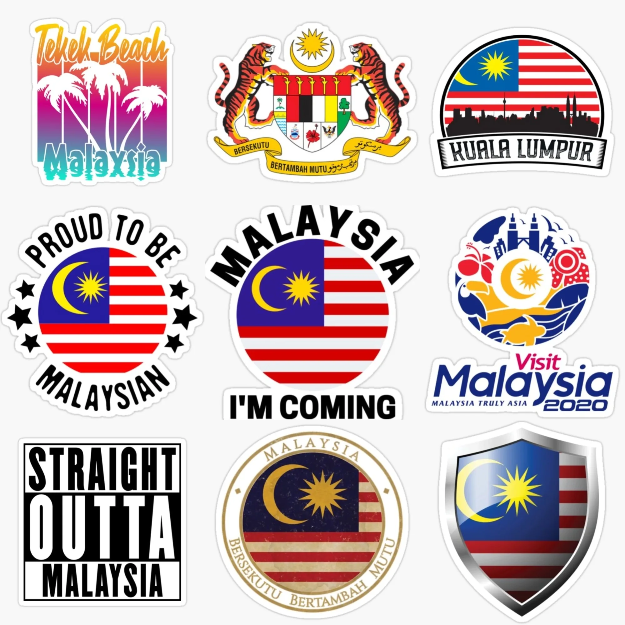 Malaysia Flag National Emblem  - Car Accessories Malaysia บทวิจารณ์และราคา