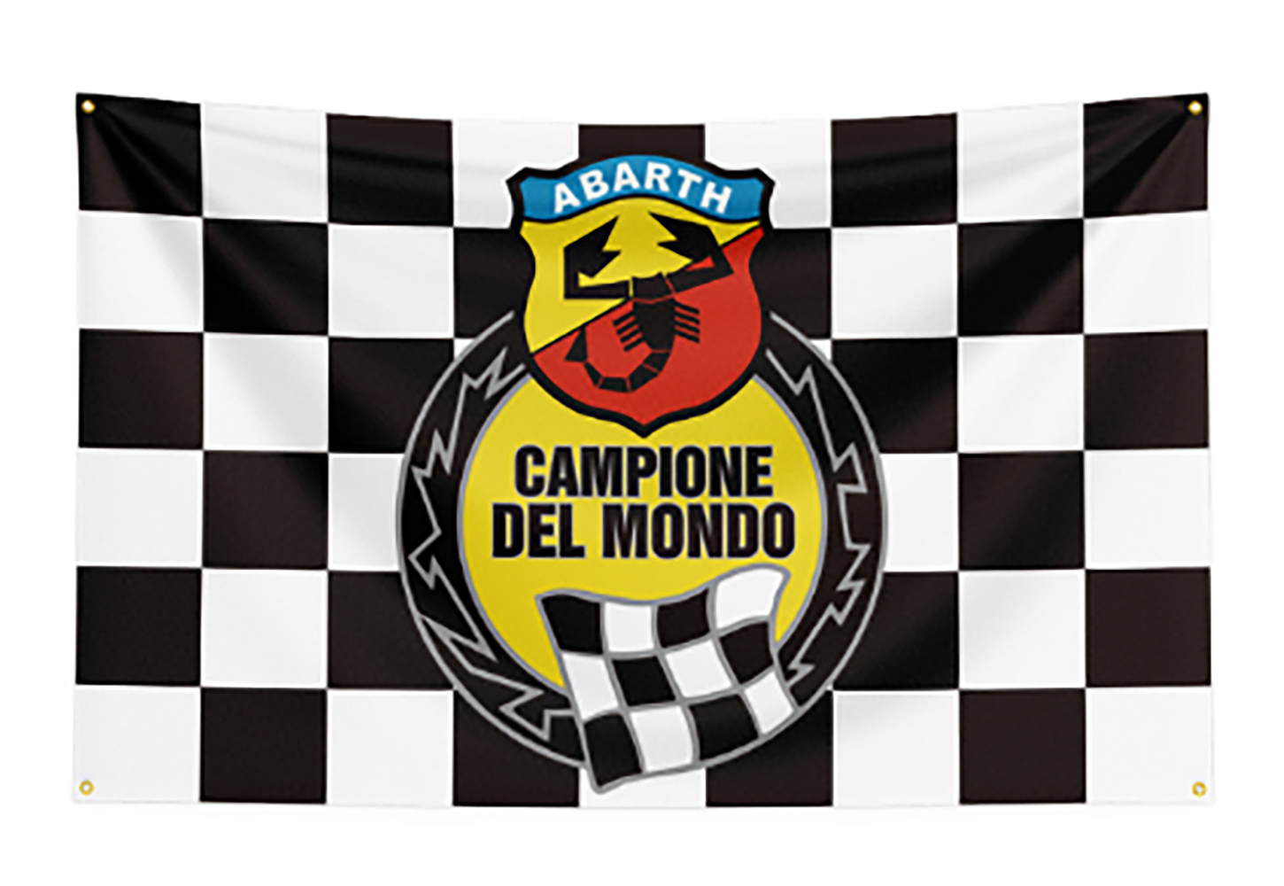 FLAGDOM 90X150CM 3X5FT Abarth  - Car Accessories Banner บทวิจารณ์และราคา
