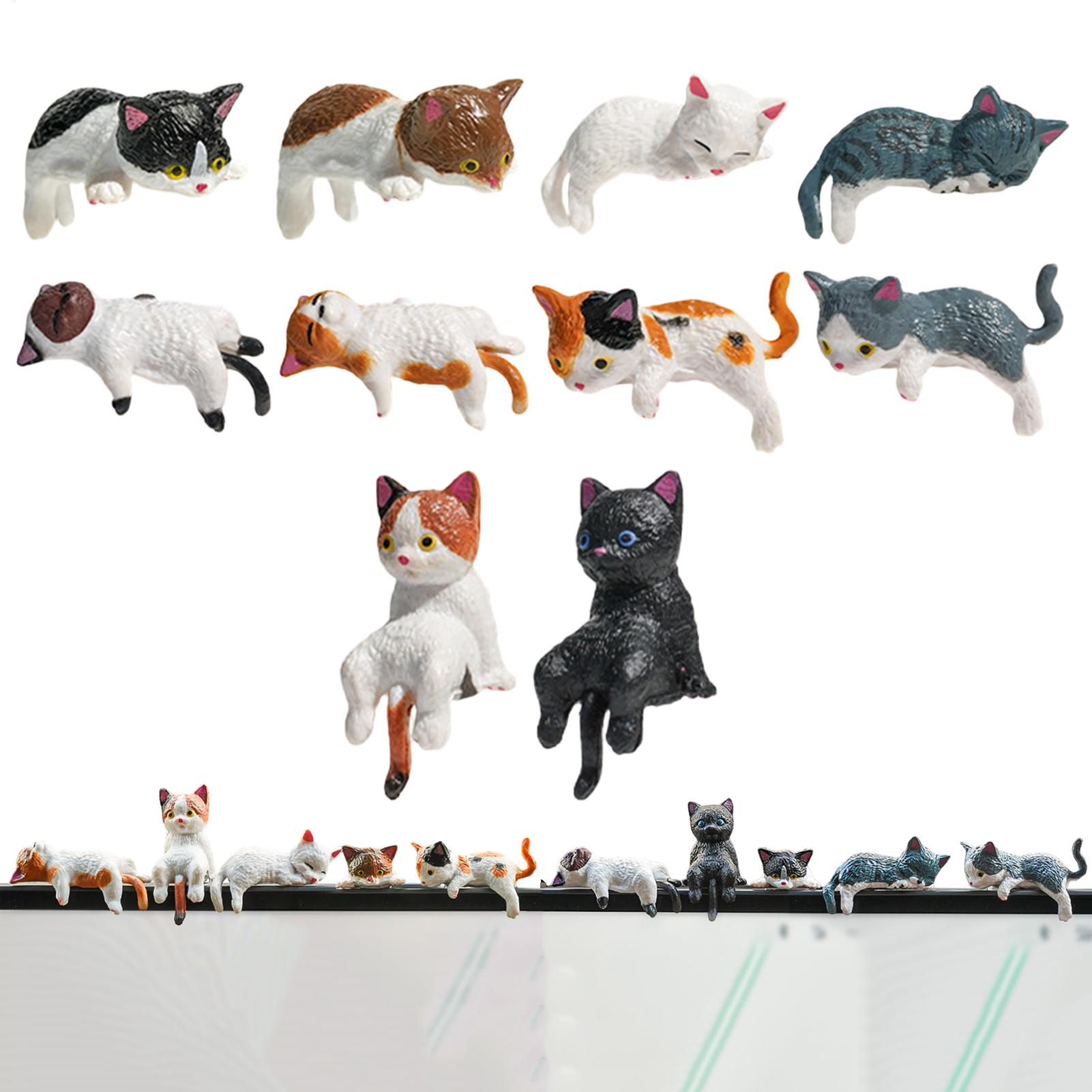 10pcs Cute Mini Cat Ornament C - Car Accessories In India บทวิจารณ์และราคา