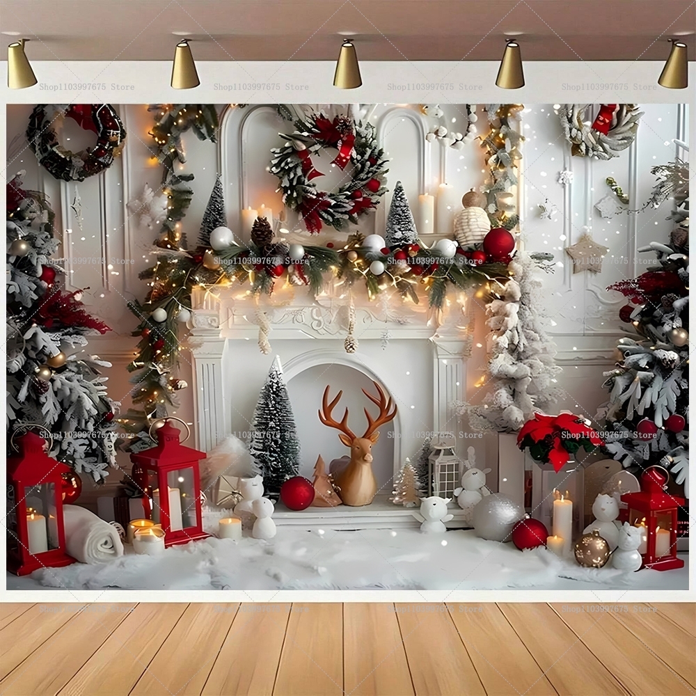Merry Christmas Backdrops Wond - Car Accessories Banner บทวิจารณ์และราคา