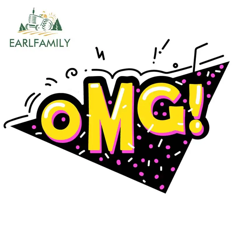 EARLFAMILY 13cm x 9cm For OMG  - Car Accessories Omg บทวิจารณ์และราคา