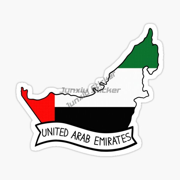 UAE Scenic Dubai Flag Map Land - Car Accessories Uae บทวิจารณ์และราคา