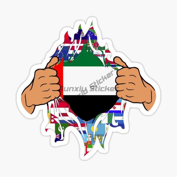 UAE Scenic Dubai Flag Map Land - Car Accessories Uae บทวิจารณ์และราคา