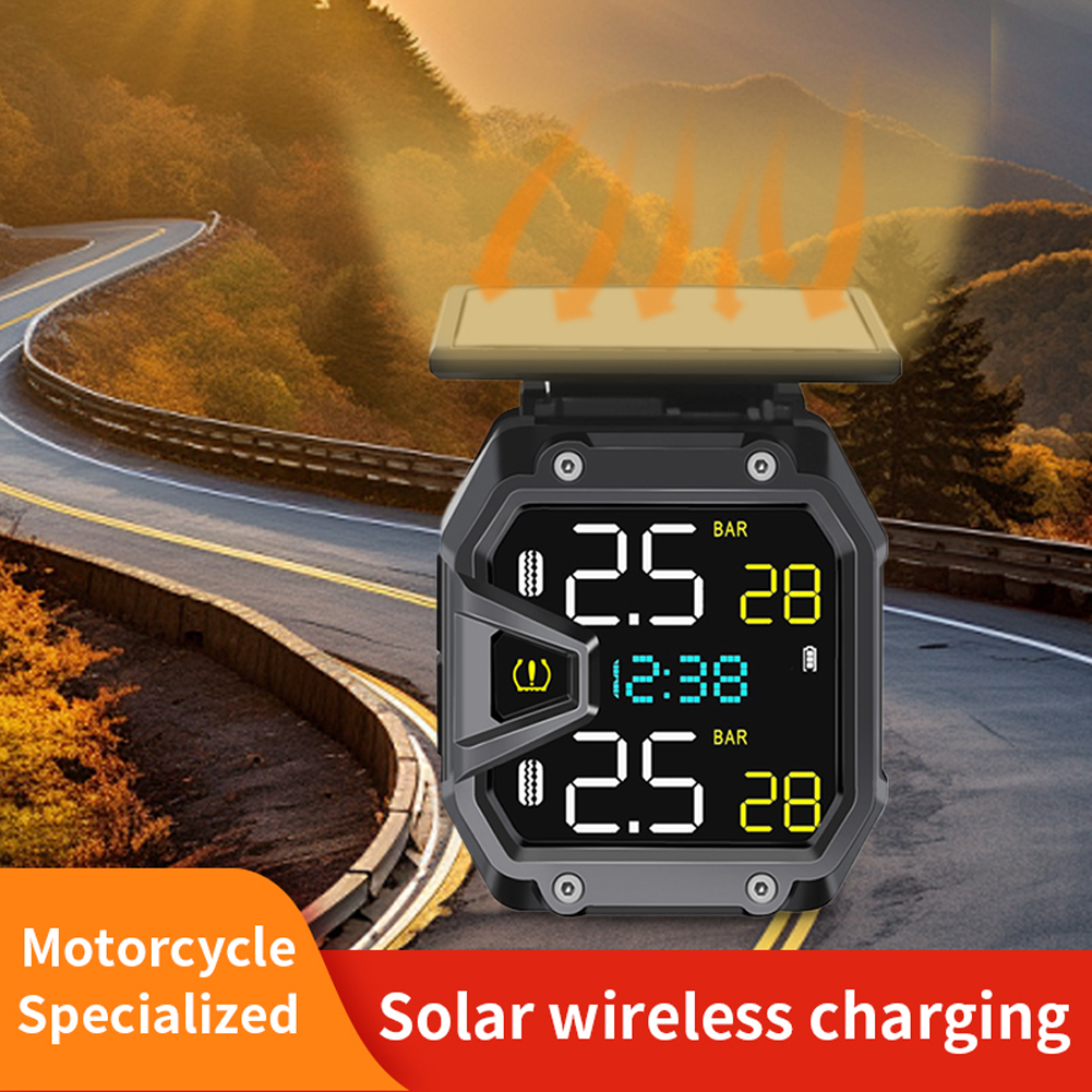 Motorcycle TPMS Real-Time Bike - Tire Pressure Monitor บทวิจารณ์และราคา