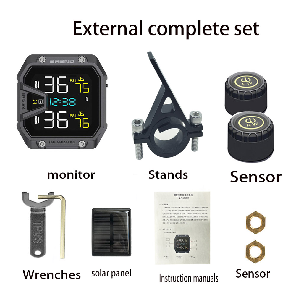 Motorcycle TPMS Real-Time Bike - Tire Pressure Monitor บทวิจารณ์และราคา