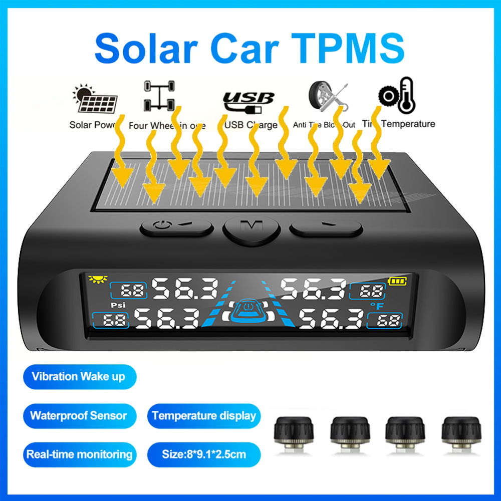 Temperature Monitor USB/Solar  - Tire Pressure Monitor บทวิจารณ์และราคา