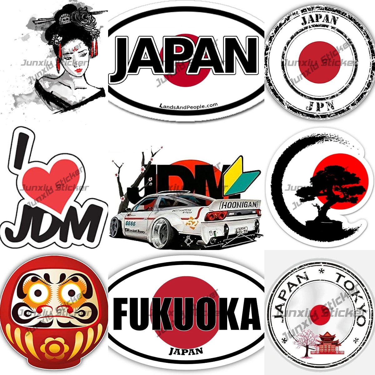 Japan Culture Stamp Round Stic - Car Accessories In Tokyo บทวิจารณ์และราคา