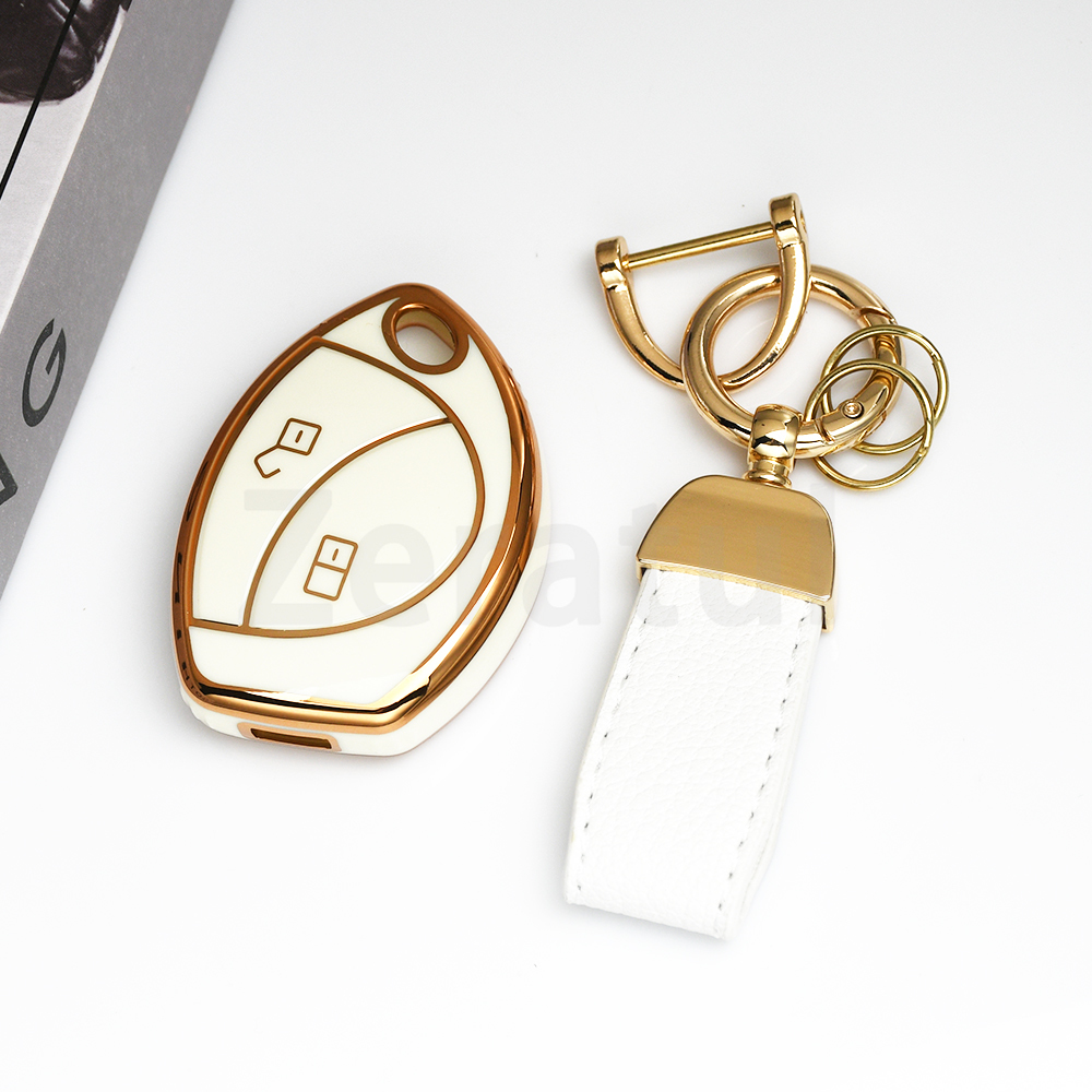Gold Edge 2/3 Buttons TPU Keyl - Car Accessories Malaysia บทวิจารณ์และราคา