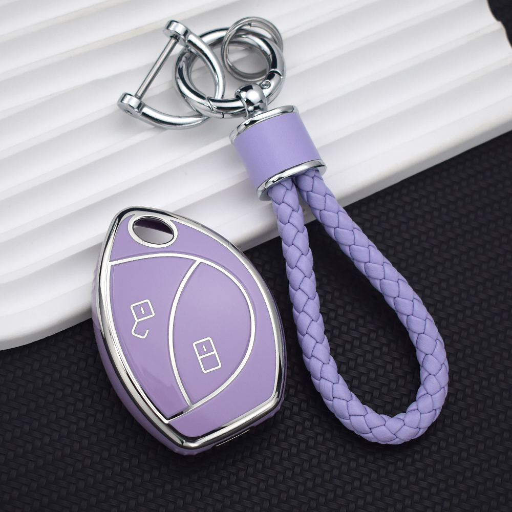 2 Buttons TPU Car Key Case Cov - Car Accessories Malaysia บทวิจารณ์และราคา