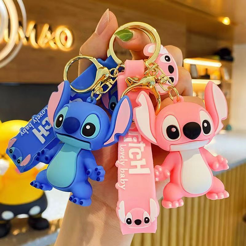 New Anime Stitch Toys Keychain - Car Accessories For Women บทวิจารณ์และราคา