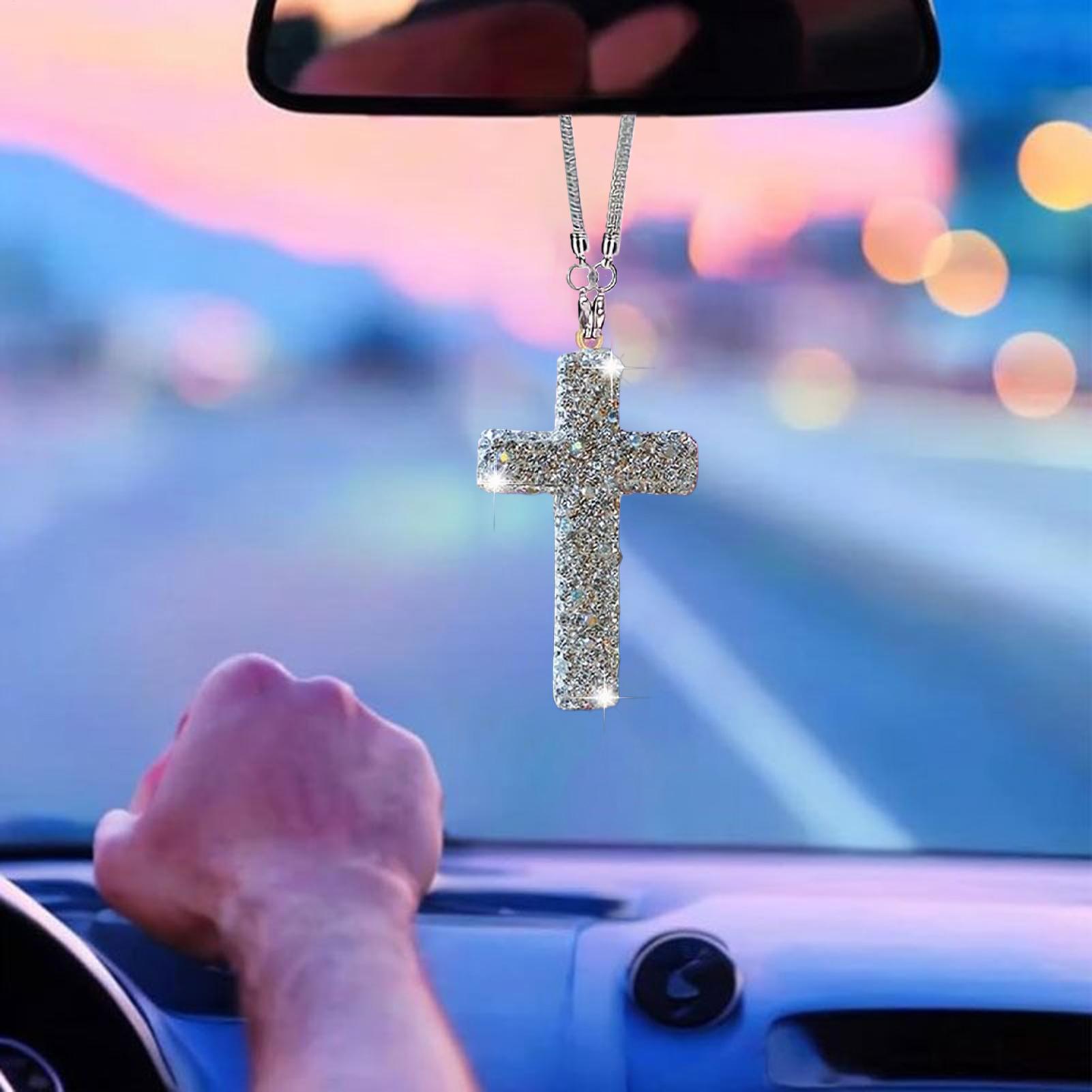 Mirror Decor For Car Bling Car - Car Accessories For Women บทวิจารณ์และราคา