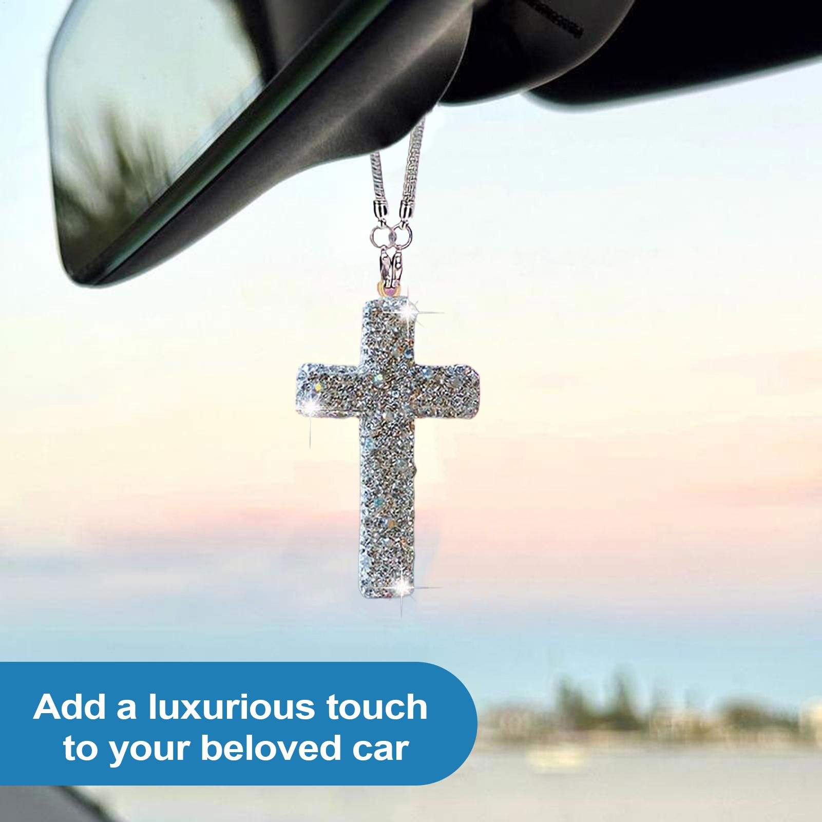 Mirror Decor For Car Bling Car - Car Accessories For Women บทวิจารณ์และราคา