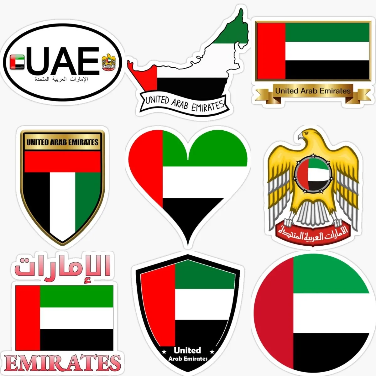 United Arab Emirates UAE Flag  - Car Accessories Uae บทวิจารณ์และราคา