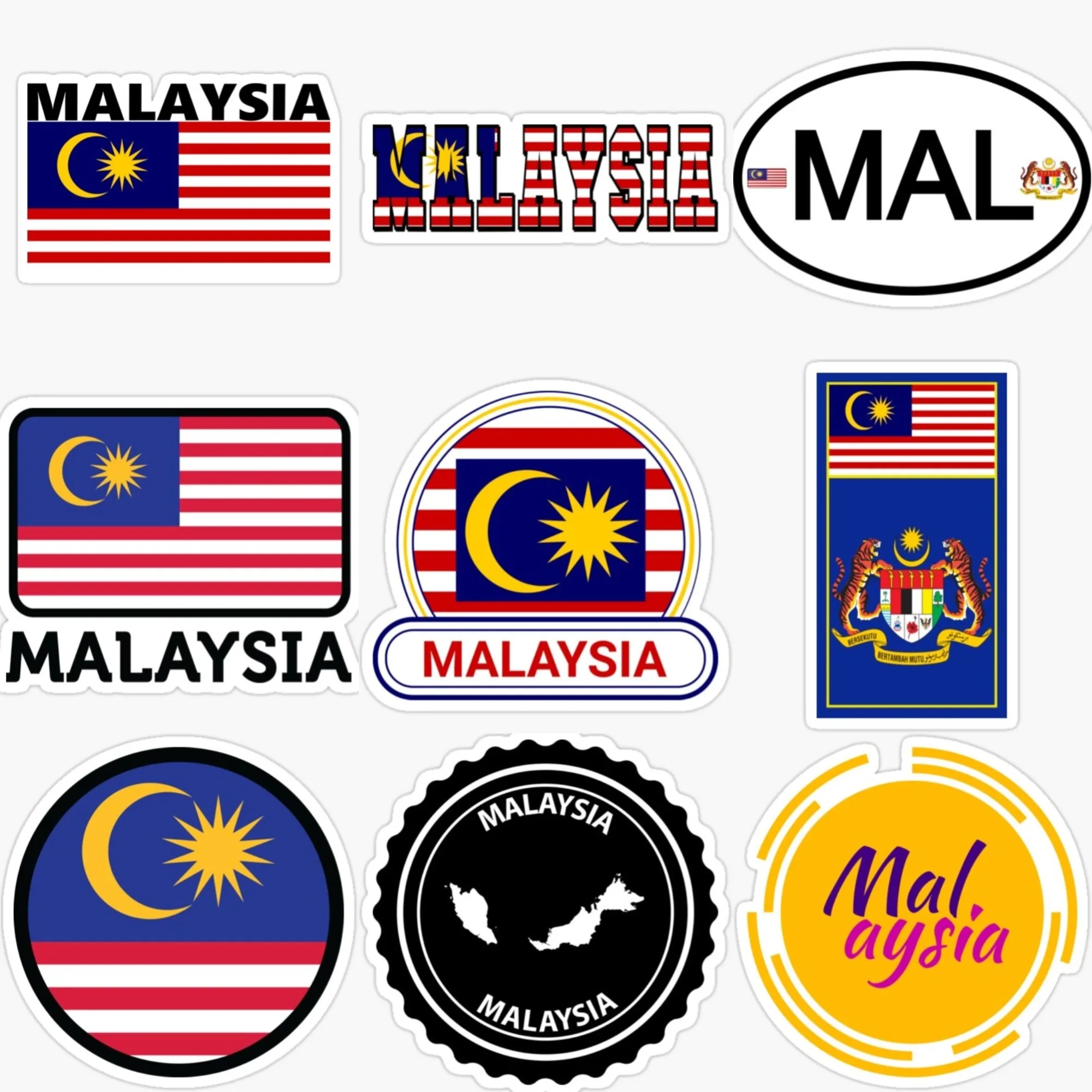 Malaysia MAL Flag Map National - Car Accessories Malaysia บทวิจารณ์และราคา