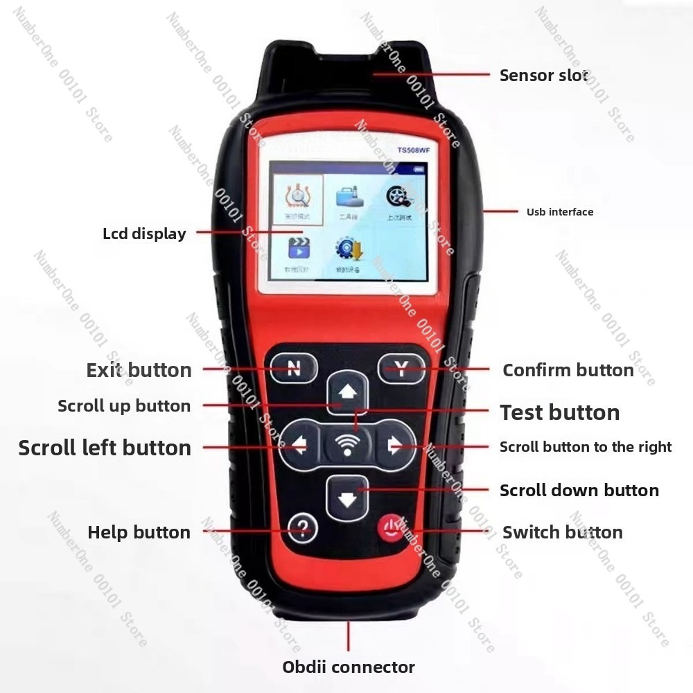 TS508 Tire Pressure Matching I - Tire Pressure Monitor บทวิจารณ์และราคา
