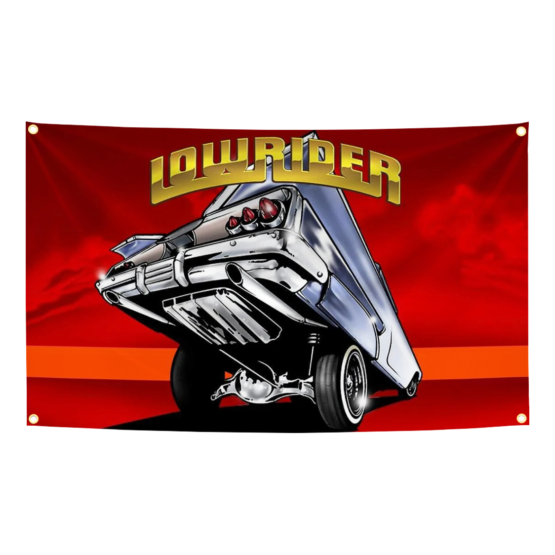 90x150cm LOWRIDERs Classic Car - Car Accessories Banner บทวิจารณ์และราคา