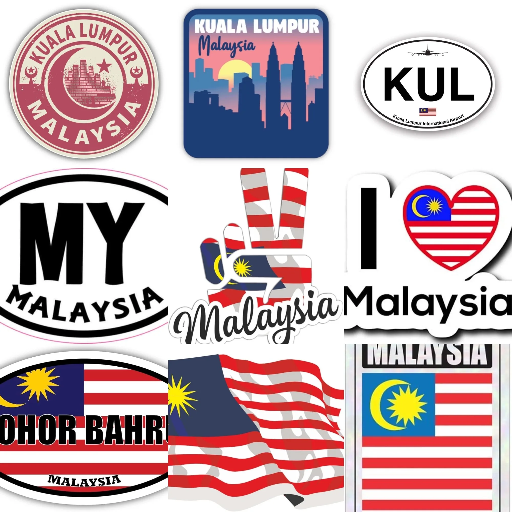 Malaysia MY Flag Emblem Creati - Car Accessories Malaysia บทวิจารณ์และราคา