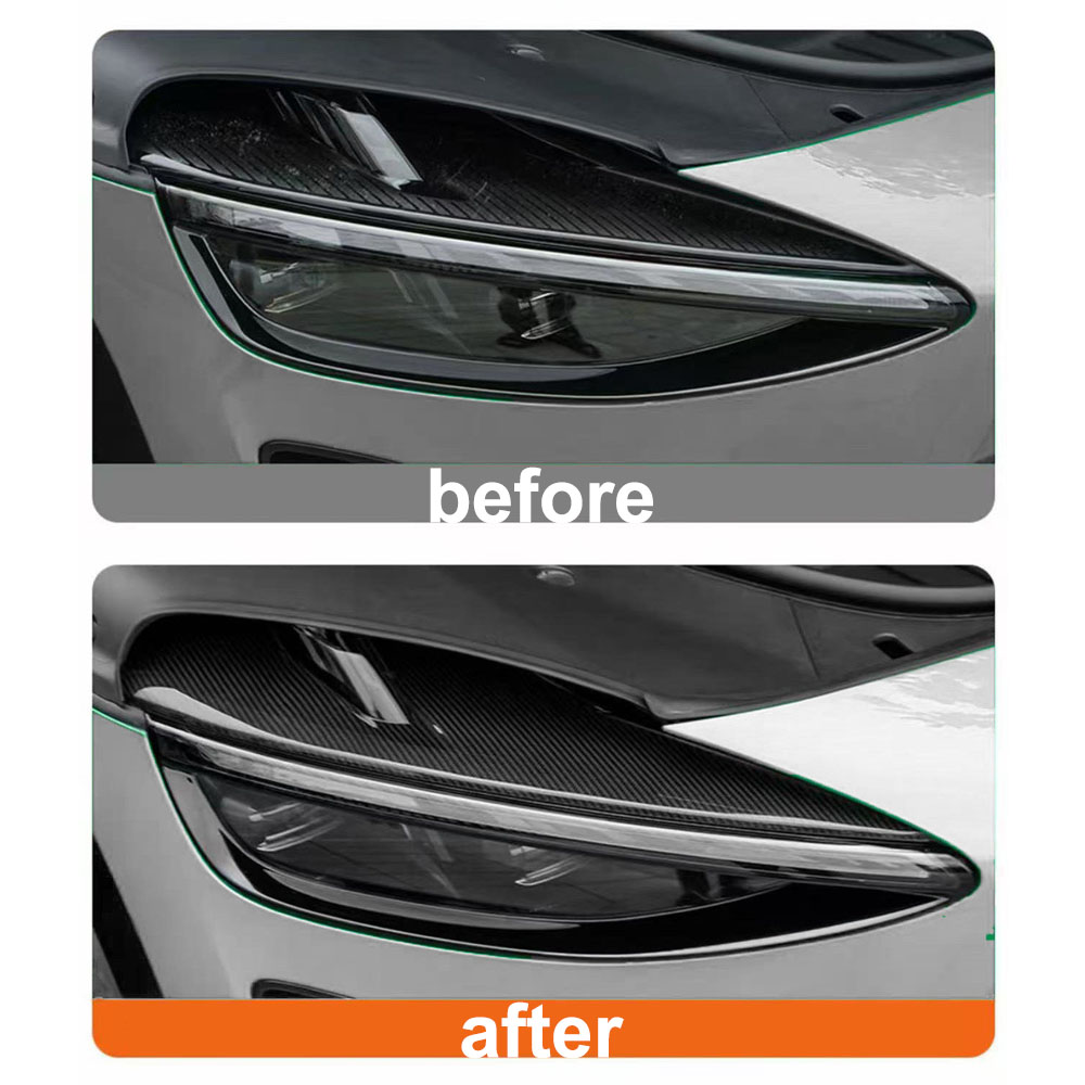2 Pcs Carbon Fiber Pattern Lam - Car Accessories Xiaomi บทวิจารณ์และราคา