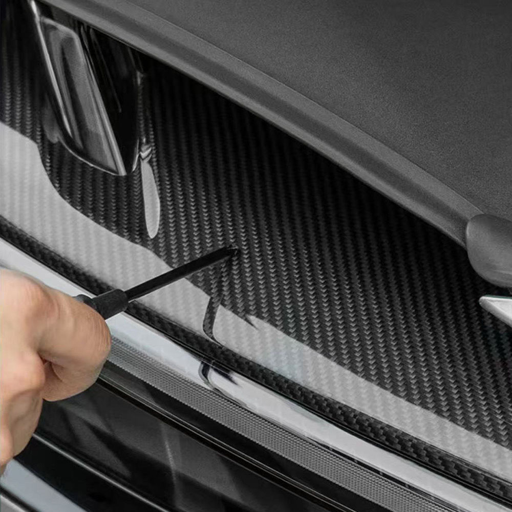 2 Pcs Carbon Fiber Pattern Lam - Car Accessories Xiaomi บทวิจารณ์และราคา