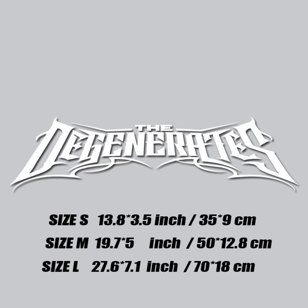 1pc THE DEGENERATES JDM Sport  - Car Accessories Banner บทวิจารณ์และราคา