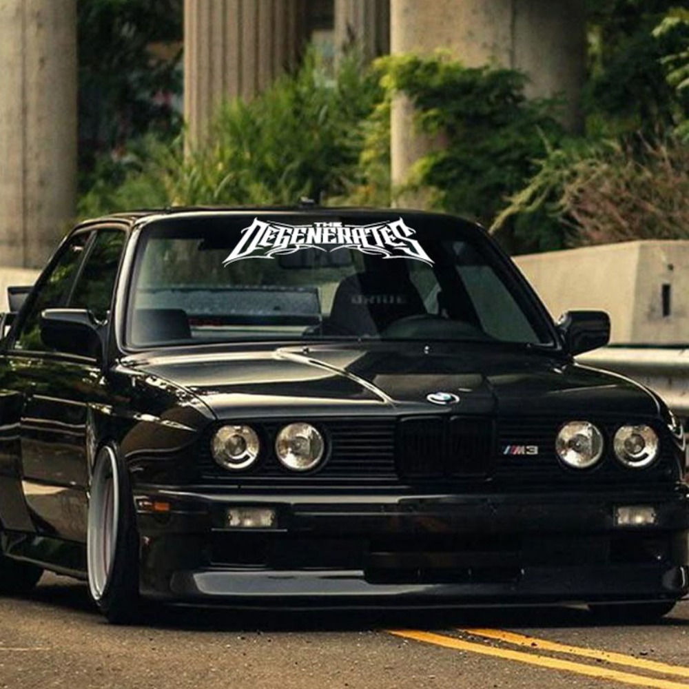 1pc THE DEGENERATES JDM Sport  - Car Accessories Banner บทวิจารณ์และราคา