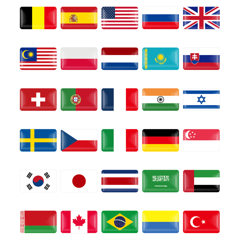 10/50PCS Portugal Belgium Swed - Car Accessories Uae บทวิจารณ์และราคา