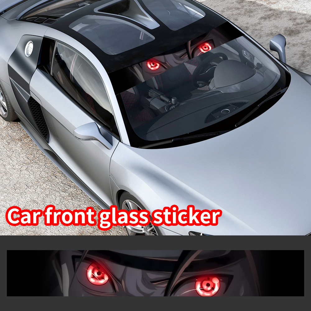 Anime 3D Eyes Car Front Windsh - Car Accessories Banner บทวิจารณ์และราคา