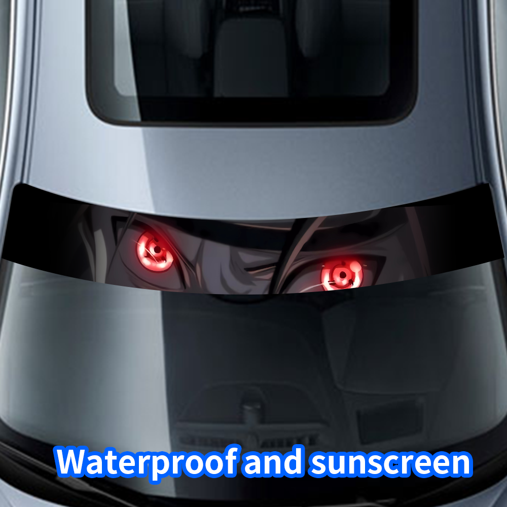 Anime 3D Eyes Car Front Windsh - Car Accessories Banner บทวิจารณ์และราคา