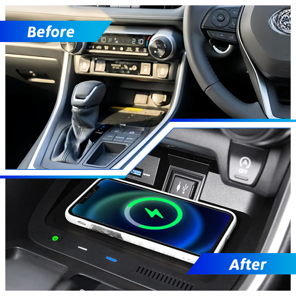 Wireless Car Charger for Toyot - Car Accessories Xiaomi บทวิจารณ์และราคา